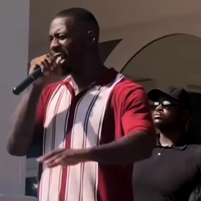 Graphic depicting a hexagonal cropped photo of an interior room design with grid lines along its borders.